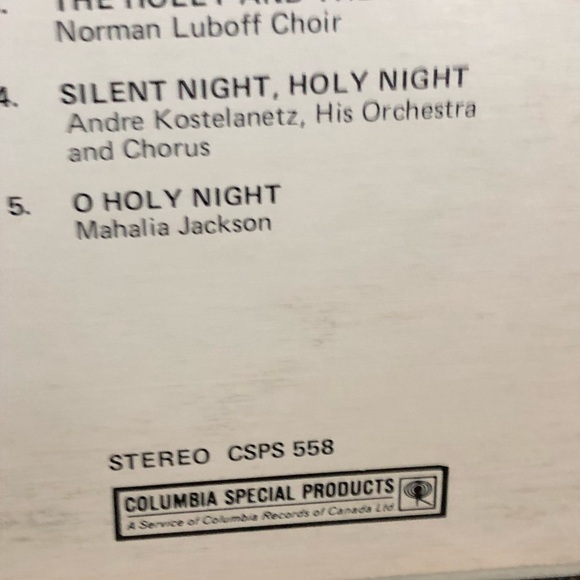 70's "Christmas with Leonard Bernstein" Record - 70's Christmas Album - Holidays - Picture 7 of 14